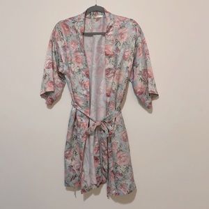 INC Rose Cherry Blossom Print Robe